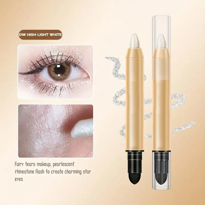Dual-Ended Shimmer Eyeshadow Stick
