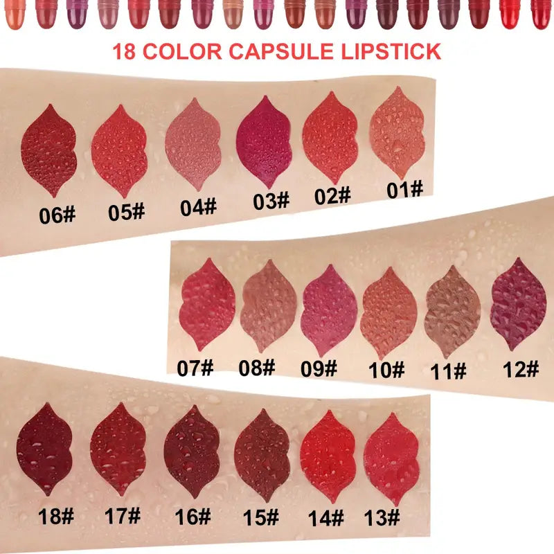 Velvet Matte Mini Lipstick Collection – 18 Shades