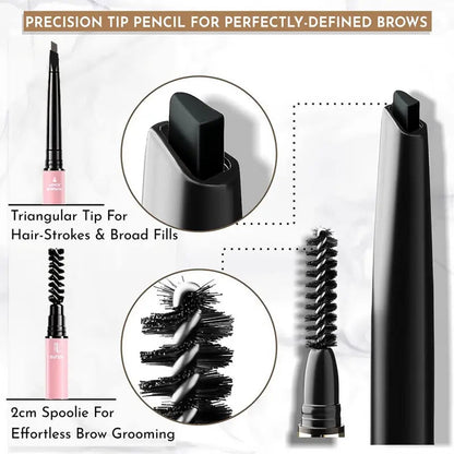 Retractable Brow Pencil with Spoolie