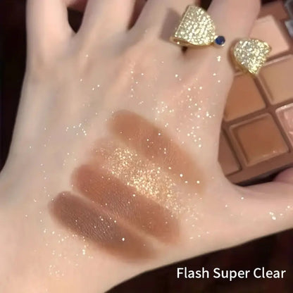 9-Shade Earthy Neutral Eyeshadow Palette
