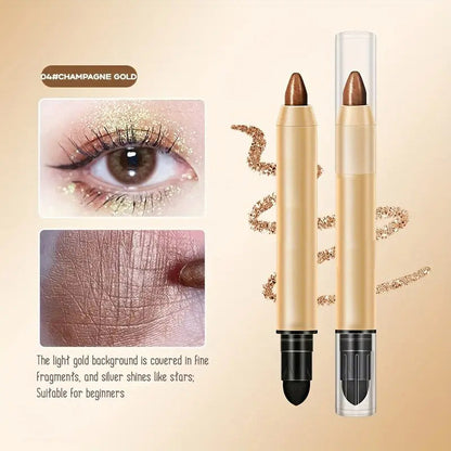 Dual-Ended Shimmer Eyeshadow Stick