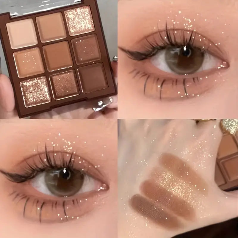9-Shade Earthy Neutral Eyeshadow Palette