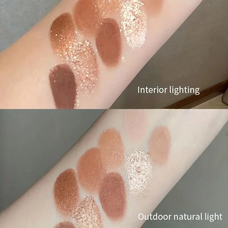 9-Shade Earthy Neutral Eyeshadow Palette