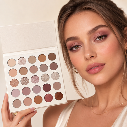 25-Shade Buttery-Smooth Eyeshadow Palette