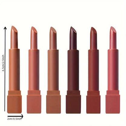 6-Piece Soft Matte Lipstick Set