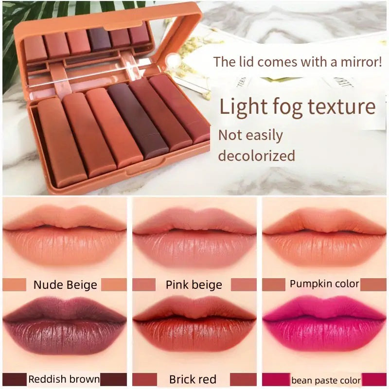 6-Piece Soft Matte Lipstick Set