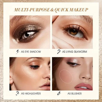 Dual-Ended Shimmer Eyeshadow Stick